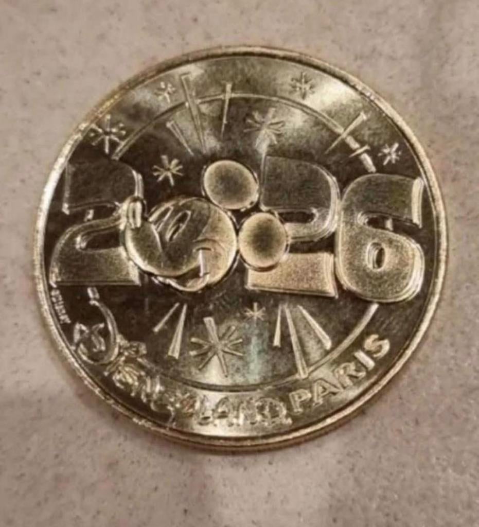 Disneyland parijs souvenier munt 2026, Postzegels en Munten, Munten | Europa | Euromunten, Losse munt, Overige waardes, Frankrijk