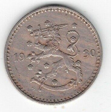 26-081 Finland 1 mark 1930S, Ophalen of Verzenden, Overige landen, Losse munt