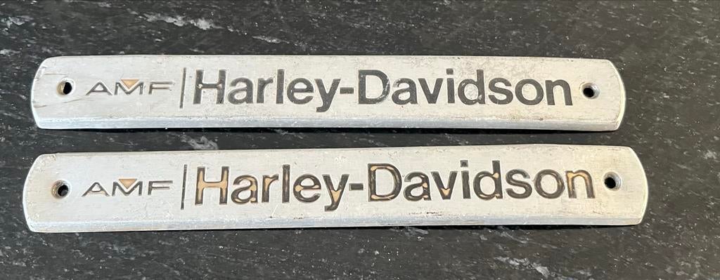 Harley Davidson Shovelhead Tank Emblemen, Motoren, Accessoires | Overige, Gebruikt, Ophalen of Verzenden