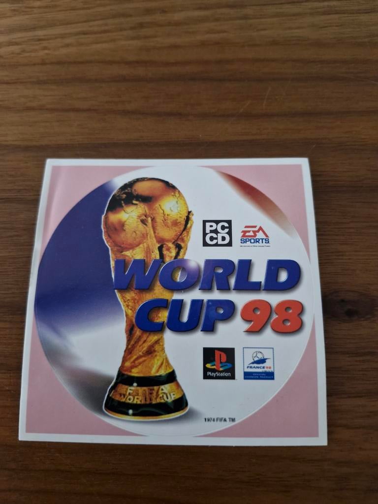 5450 Sticker World Cup '98, Ophalen of Verzenden, Zo goed als nieuw