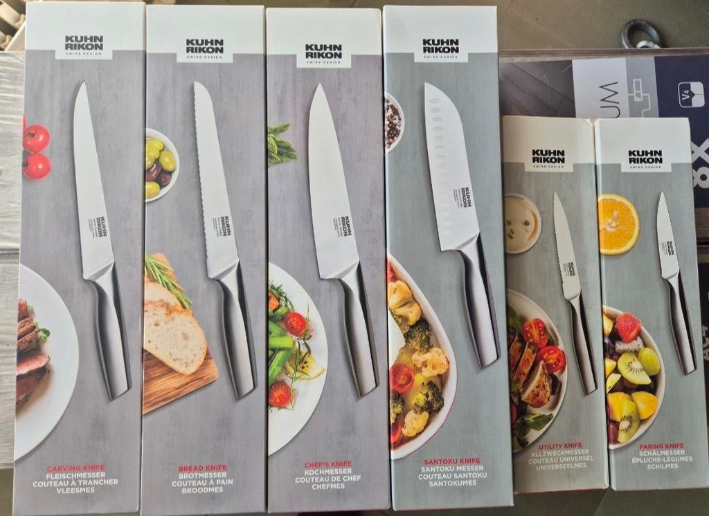 6 Delige nieuwe messenset van het merk Kuhn Rikon, Ophalen of Verzenden, Nieuw, Rvs of Chroom