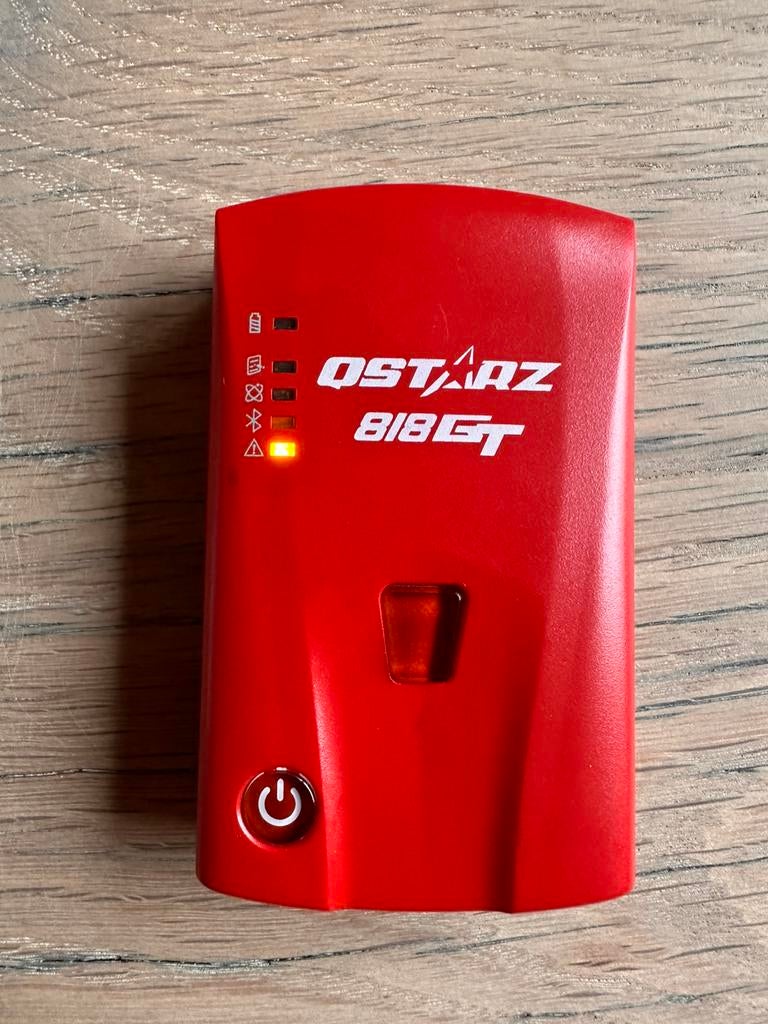 Qstarz BL-818GT BLE 10Hz Draadloze GNSS GPS Racing Receiver, Ophalen of Verzenden, Zo goed als nieuw