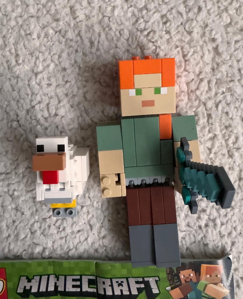 LEGO minecraft  21149 BigFig Alex met kip, Ophalen of Verzenden