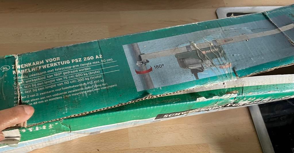 Zwenkarm voor Kabelhefwerktuig. Nieuw, Ophalen, Nieuw