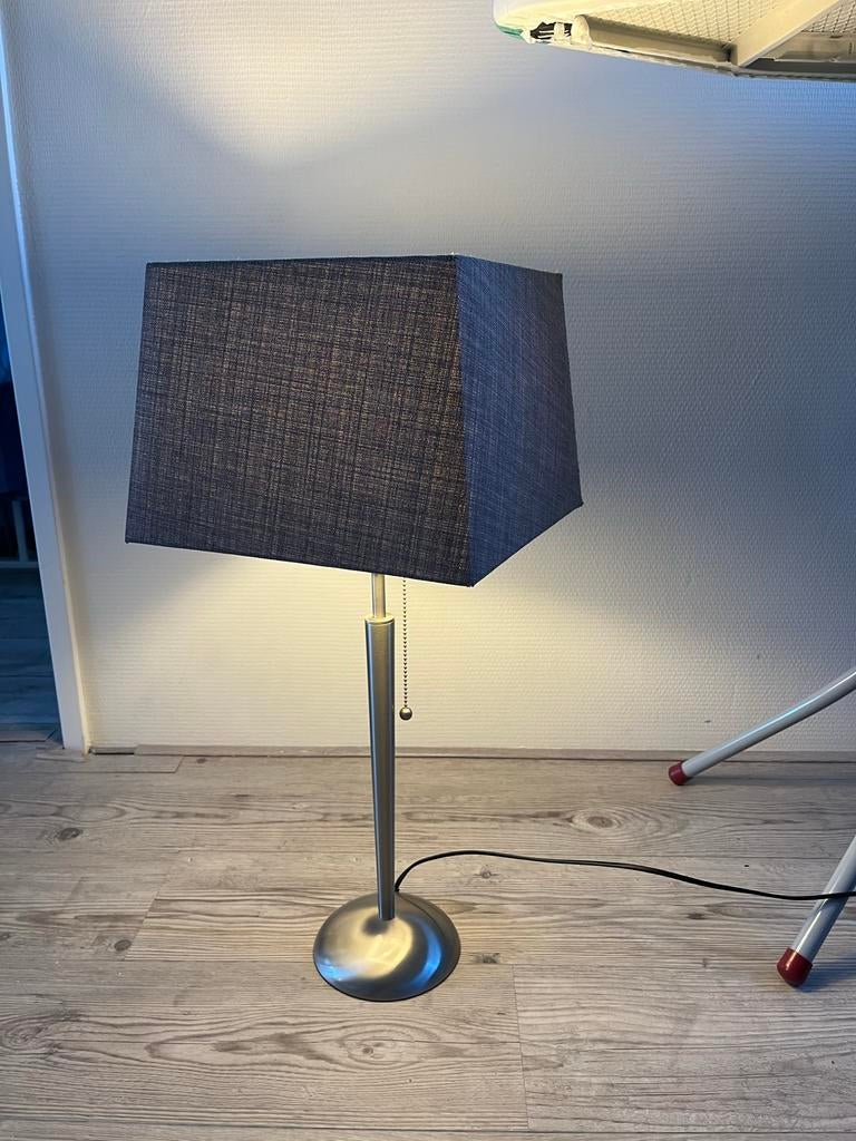 Van de Heg Tafellamp, Ophalen, Zo goed als nieuw, Metaal, Minder dan 100 cm