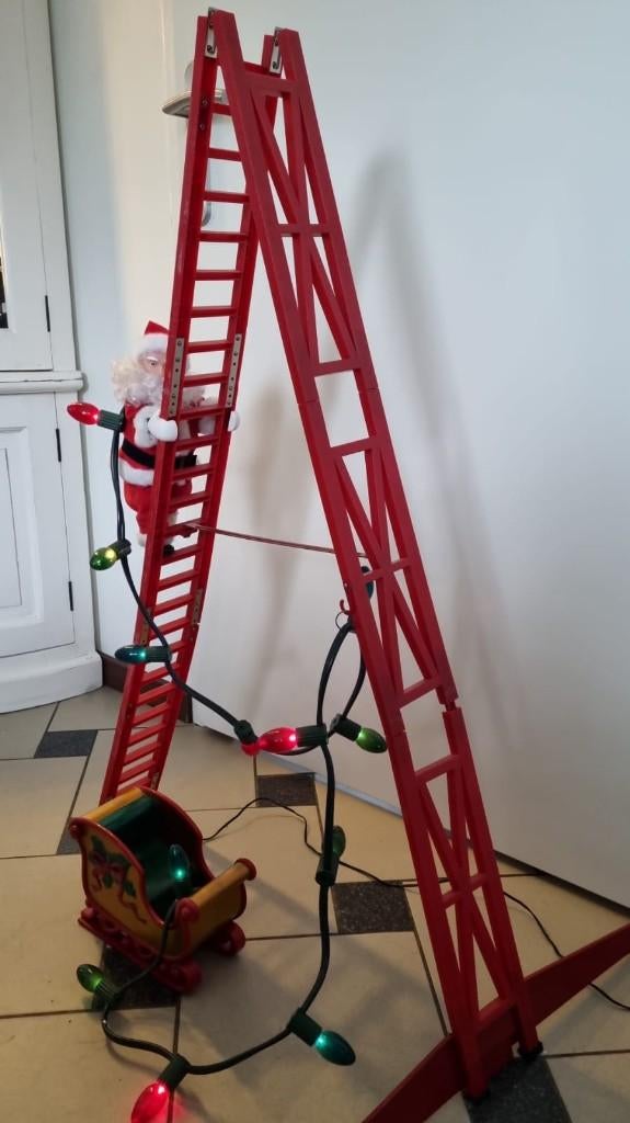 Mr Christmas stepping Santa Kerst, Diversen, Ophalen of Verzenden, Gebruikt