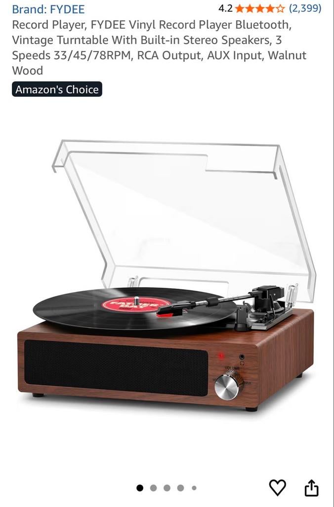 Nieuwe platenspeler - ongeopende doos!, Ophalen of Verzenden, Nieuw, Platenspeler, Overige merken