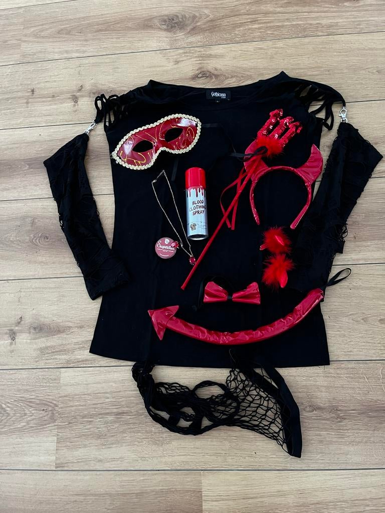 Duivel Pakje Carnaval Maat M, Kleding | Dames, Carnavalskleding en Feestkleding, Nieuw, Kleding, Carnaval, Maat 38/40 (M), Ophalen of Verzenden