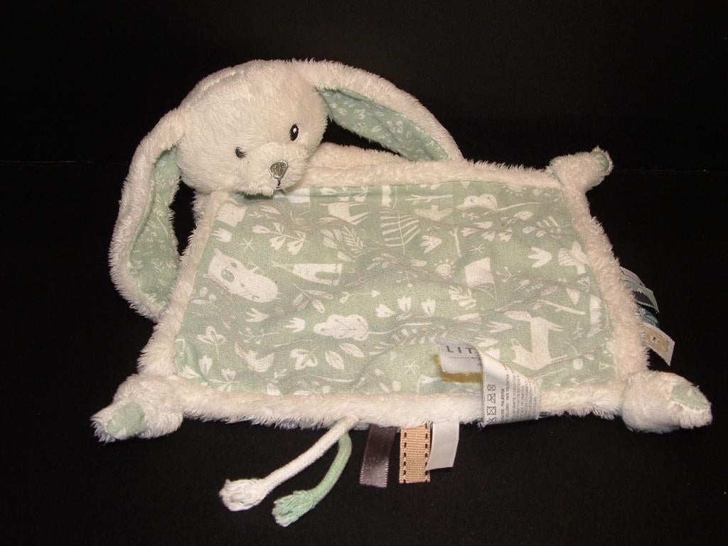 LITTLE DUTCH KONIJN KNUFFELDOEK PLUCHE WIT MET, Kinderen en Baby's, Speelgoed | Knuffels en Pluche, Nieuw, Overige typen, Ophalen of Verzenden