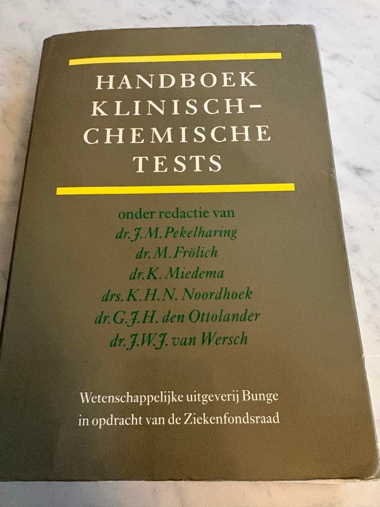 Handboek Klinisch-Chemische Tests (1995), Boeken, Ophalen of Verzenden, Beta, Gelezen, HBO