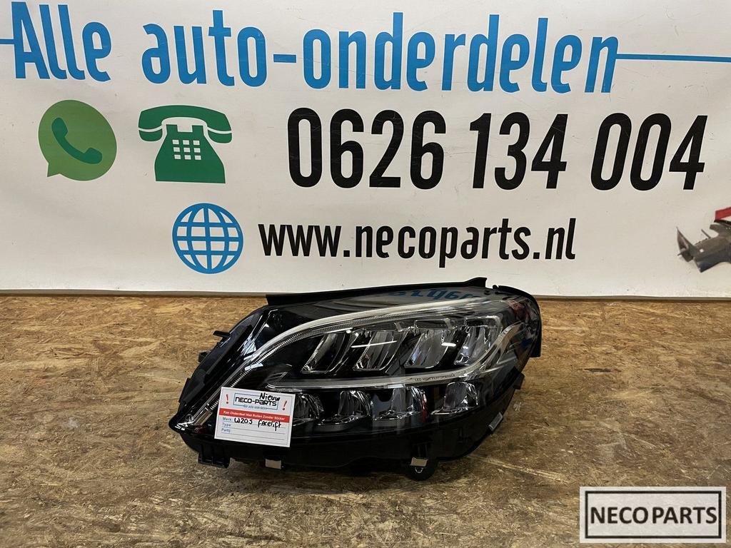 C KLASSE W205 FACELIFT LED KOPLAMP A2059066306KZ NIEUW, Ophalen of Verzenden, Gebruikt