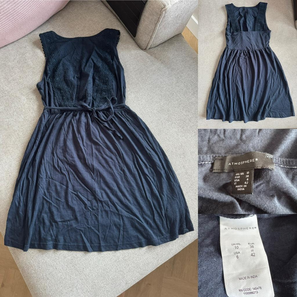 Primark (Atmosphere) zwart jurkje met kanten details (mt 38), Kleding | Dames, Jurken, Zo goed als nieuw, Maat 38/40 (M), Zwart