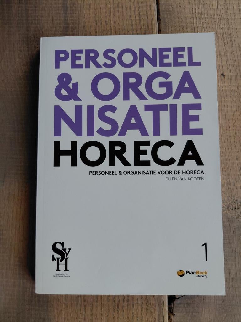 SVH Personeel & organisatie Horeca deel 1, Ophalen of Verzenden, Zo goed als nieuw, MBO, Ellen van kooten