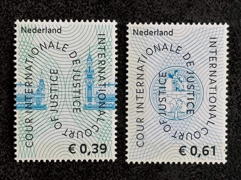 2004 NVPH D59-60 Cour Internationale de Justice POSTFRIS, Ophalen of Verzenden, Na 1940, Postfris