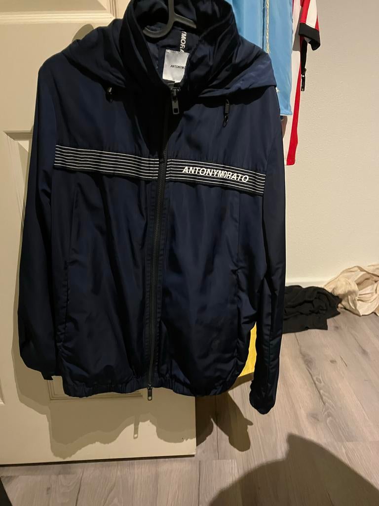 Antony Morato Jas - Maat M - Blauw, Ophalen, Zo goed als nieuw, Maat 48/50 (M), Blauw