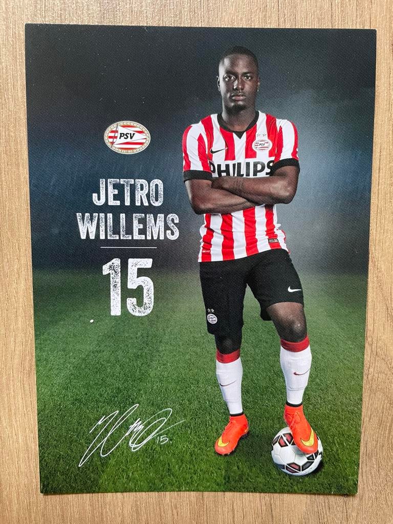 Fotokaart Jetro Willems (PSV , Sparta) ., Ophalen of Verzenden, Nieuw, PSV, Spelerskaart