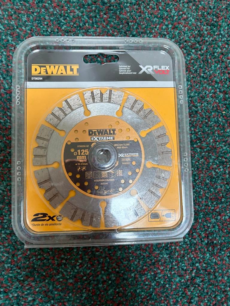 Dewalt Diamantschijf 125mm - Nieuw in verpakking, Ophalen of Verzenden, Nieuw, Minder dan 600 watt, Overige typen
