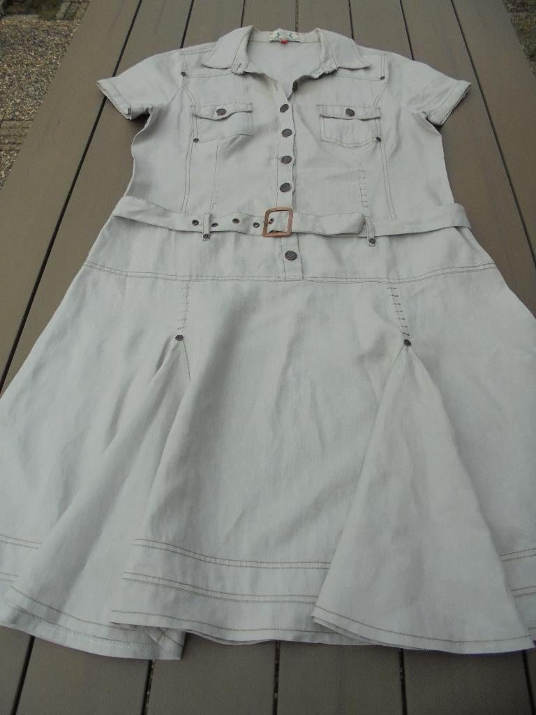 Grijze jurk NTS, NTS, Maat 42/44 (L), Ophalen of Verzenden, Knielengte