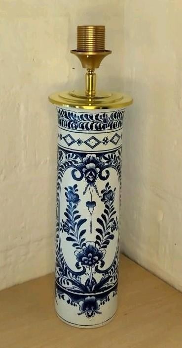 Lampenvoet Delfts blauwe cilindervaas, Huis en Inrichting, Overige materialen, Nieuw, Ophalen of Verzenden, Nvt