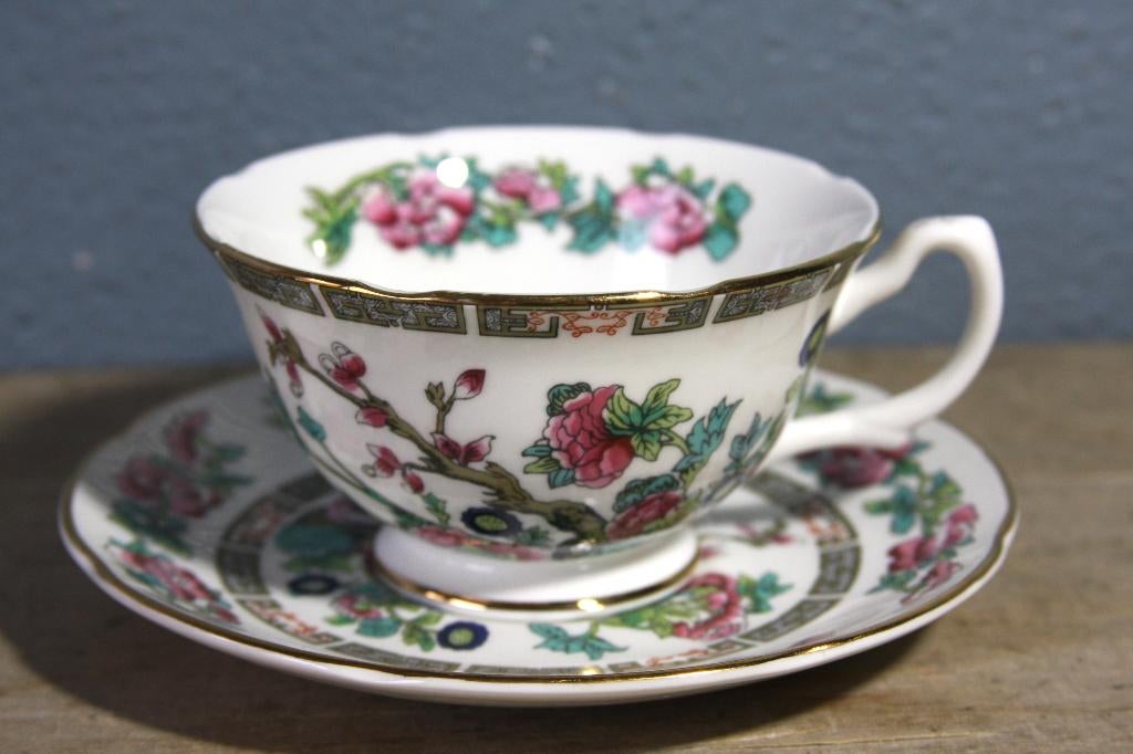 Royal Grafton Indian Tree kop en schotel, Antiek en Kunst, Antiek | Servies los, Ophalen of Verzenden