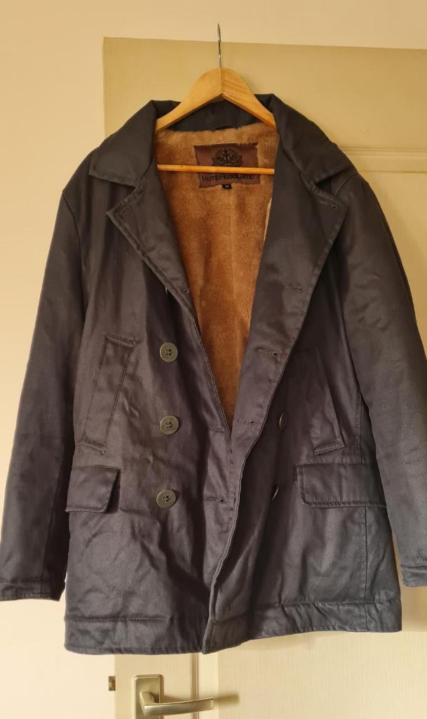 Hemp Hoodlamb Mens P-Coat M, Hoodlamb, Gedragen, Verzenden, Maat 48/50 (M)