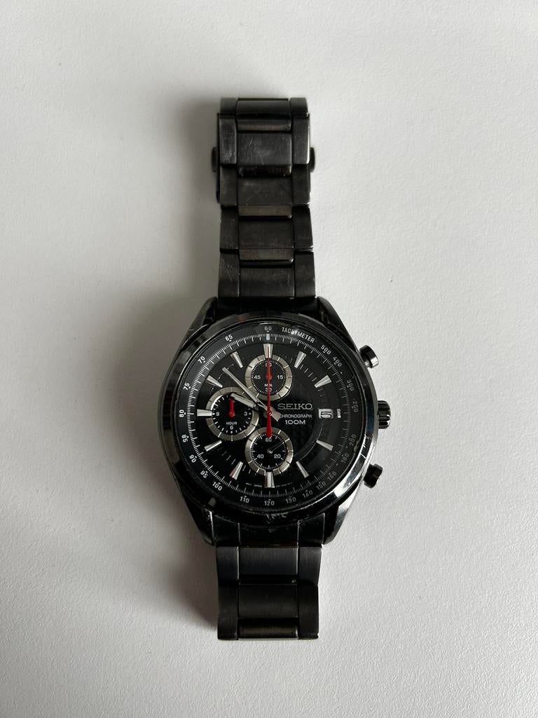 Seiko horloge kapot glas, Sieraden, Tassen en Uiterlijk, Horloges | Heren, Ophalen of Verzenden, Zo goed als nieuw, Staal, Seiko