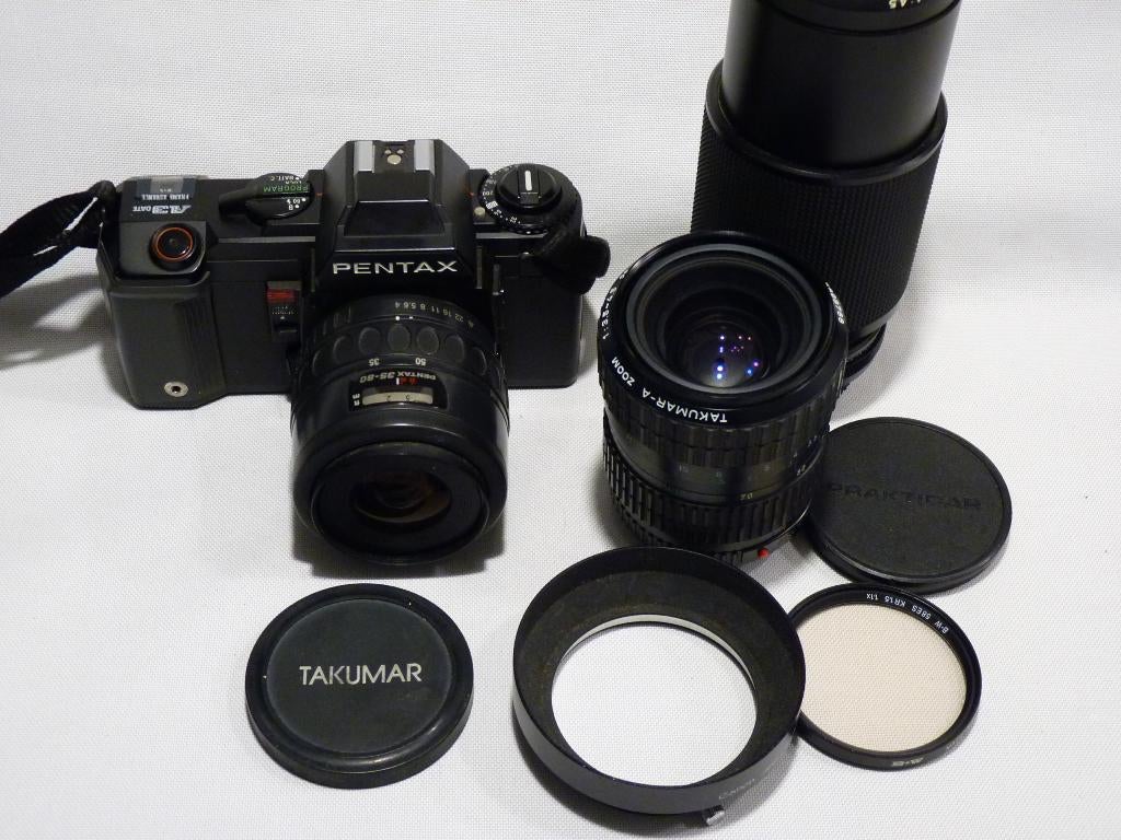 Pentax A3 Date, Pentax 35-80, Takumar 28-80 Macro,  80-200mm, Ophalen of Verzenden, Zo goed als nieuw, Spiegelreflex, Pentax