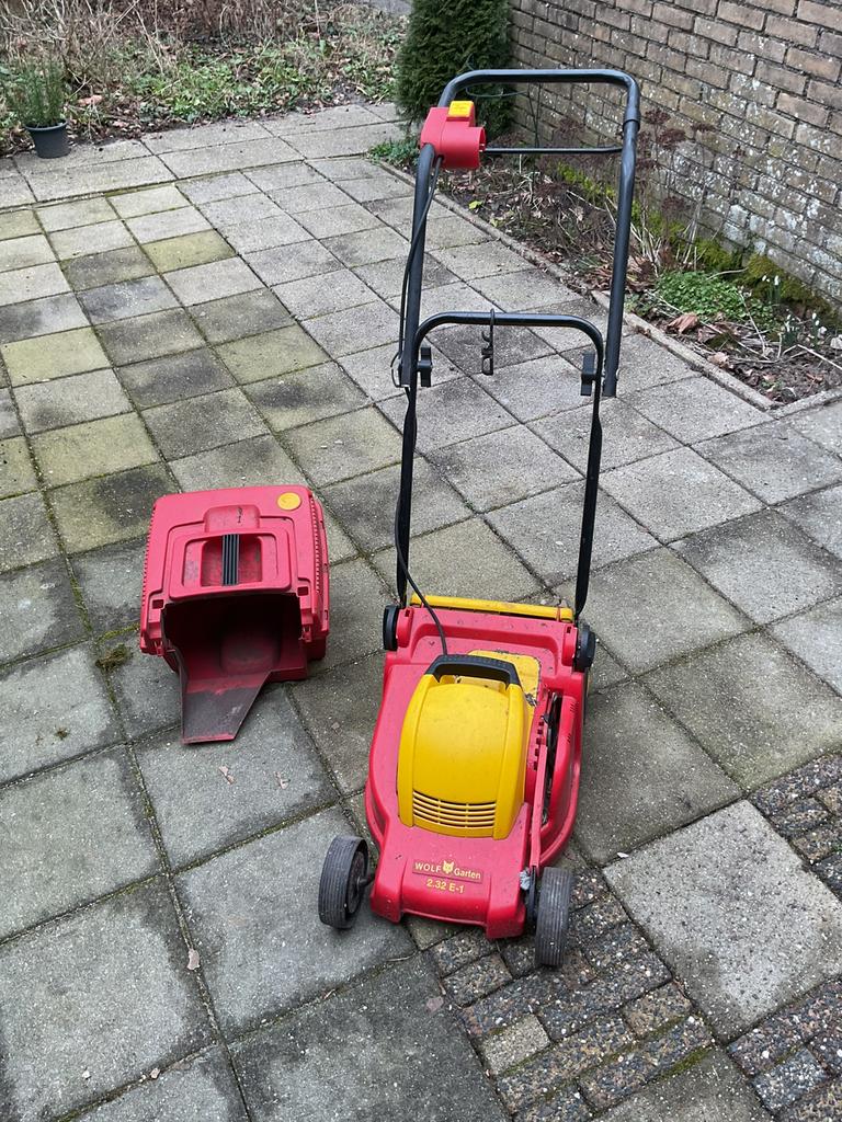 Gras maaimachine wolf garten, Tuin en Terras, Grasmaaiers, Ophalen, Zo goed als nieuw