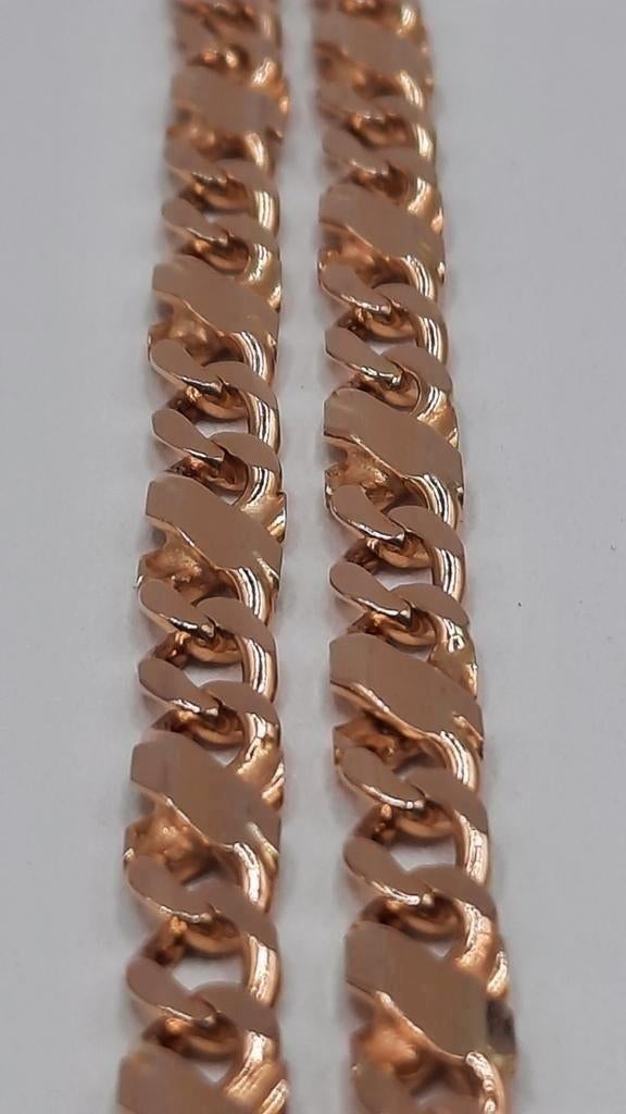 gouden ketting 14kt Massief, Www.bredajuwelier.nl, Nieuw, Ophalen of Verzenden, Www.bredajuwelier.nl