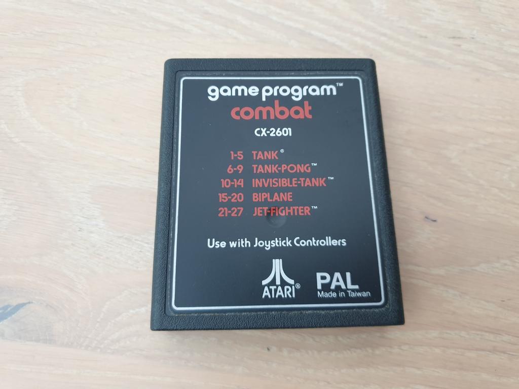 Atari Combat CX-2601 Cartridge - Klassieker!, Ophalen of Verzenden, Gebruikt, Avontuur en Actie, Atari 2600