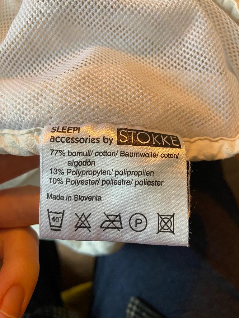 Stokke matras ledikant, Ophalen of Verzenden, Zo goed als nieuw, Minder dan 140 cm, Matras