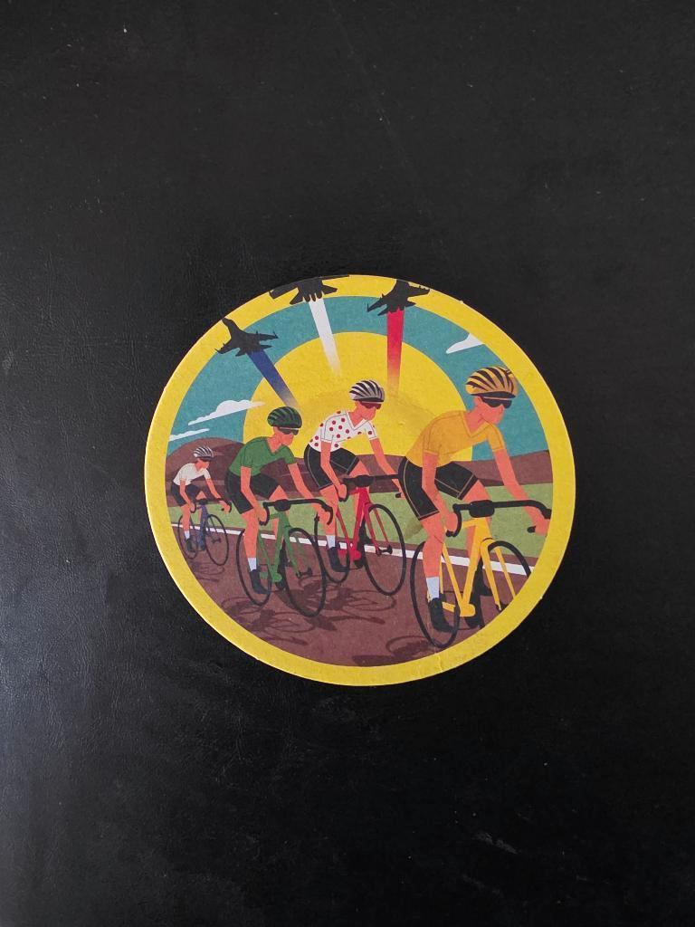 Viltje Tour de France, Ophalen of Verzenden, Zo goed als nieuw, Viltje(s), Overige merken