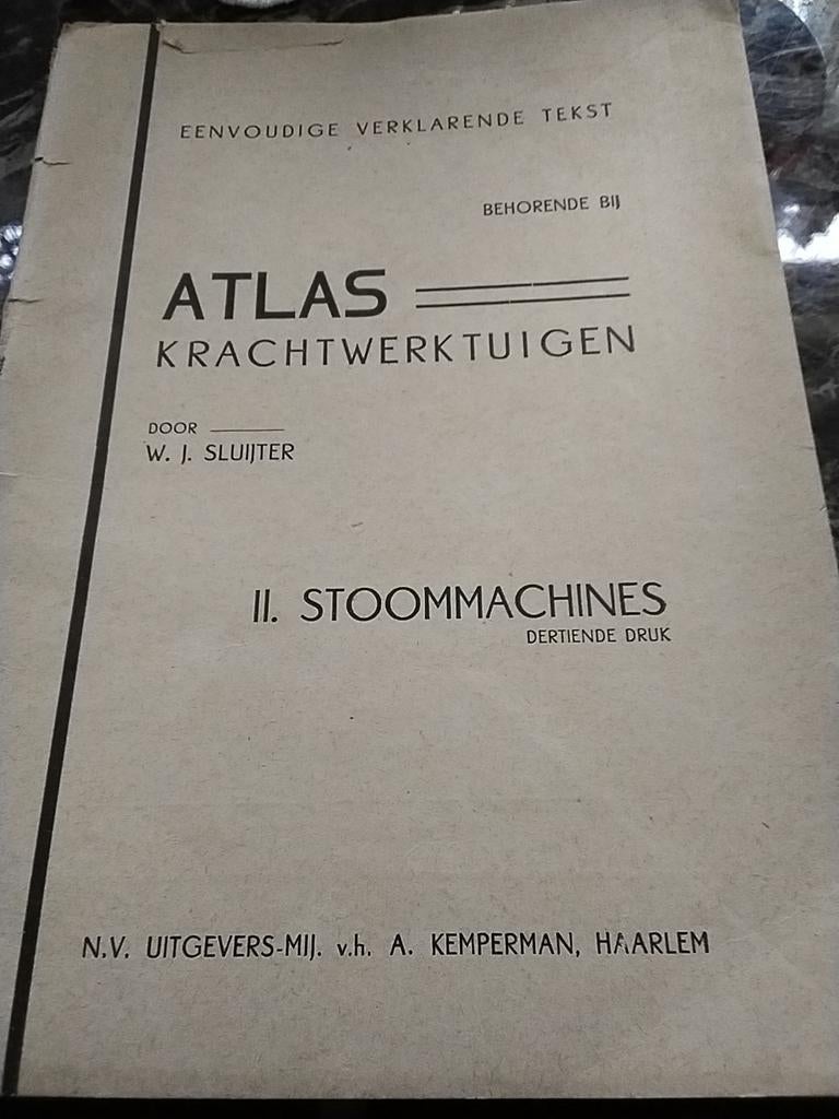 Atlas Krachtwerktuigen II Stoommachines - 13e druk, Boeken, Ophalen of Verzenden, Gelezen, Werktuigbouwkunde, W. J. Sluijter