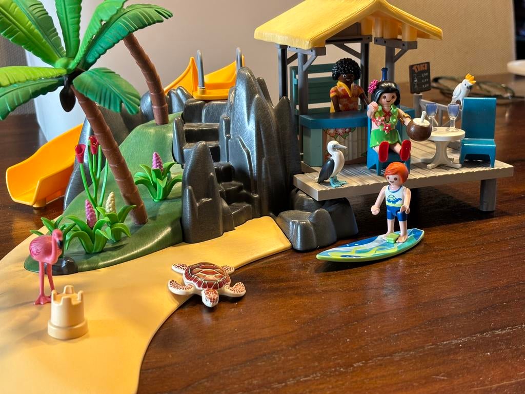 Playmobil tropisch eiland family fun, Ophalen, Zo goed als nieuw, Complete set