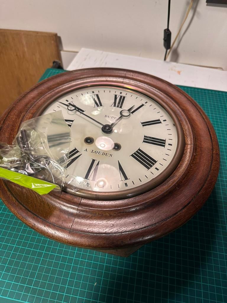 Antieke wandklok, Ophalen of Verzenden