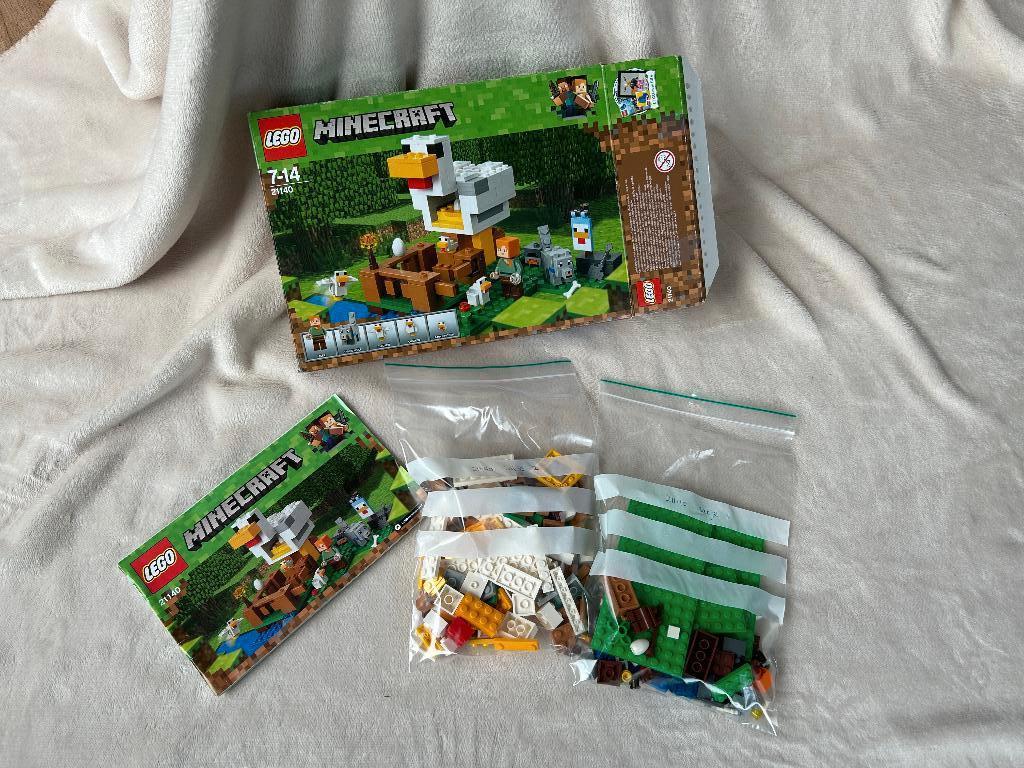 Lego Minecraft Het Kippenhok - 21140, Ophalen of Verzenden, Zo goed als nieuw, Complete set, Lego