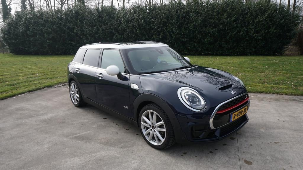 Mini Clubman 2.0 S Cooper AUT All4 JCW 2016 Blauw, Automaat, 1998 cc, Leder, Vierwielaandrijving