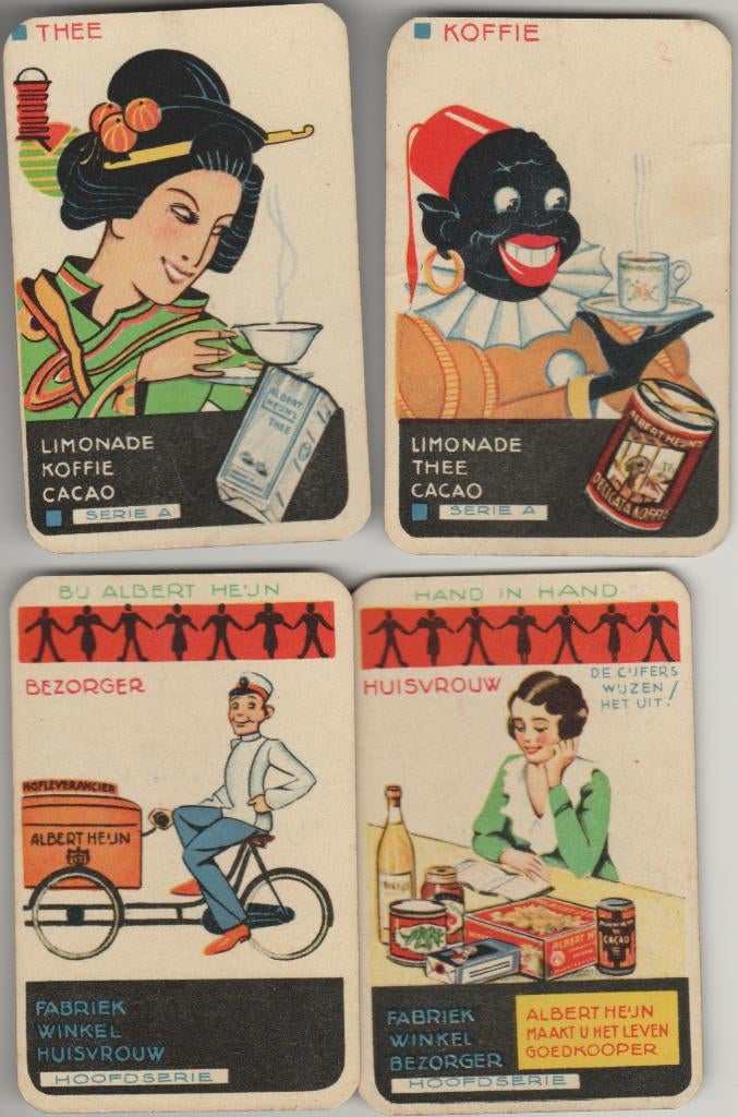 OUD ALBERT HEIJN BOFFIE KWARTET SPEL, Ophalen of Verzenden, Gebruikt, Kwartet(ten)