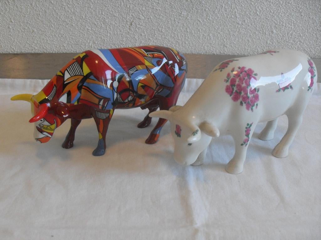 2 cow parade koetjes origineel, Ophalen of Verzenden, Zo goed als nieuw, Mens