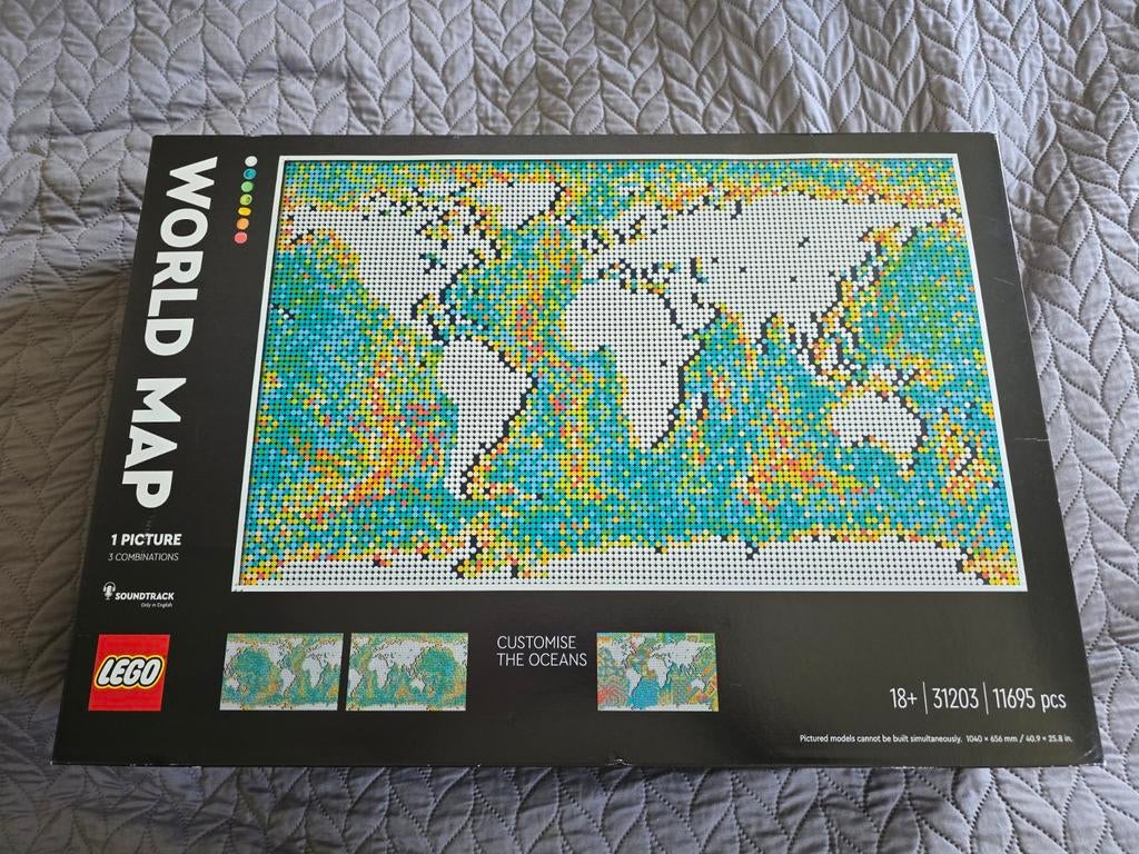 Lego 31203 Word map, Ophalen, Minder dan 500 stukjes
