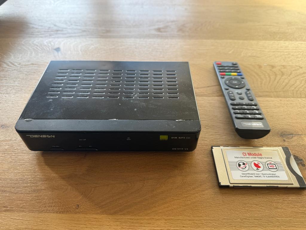 Denson satelliet ontvanger (incl. Smartcard en CI module), Ophalen, Gebruikt, (Schotel)antenne-accessoires, Overige merken