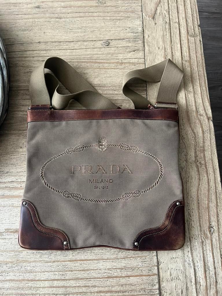 Vintage prada tas origineel, Ophalen of Verzenden, Zo goed als nieuw, Zwart