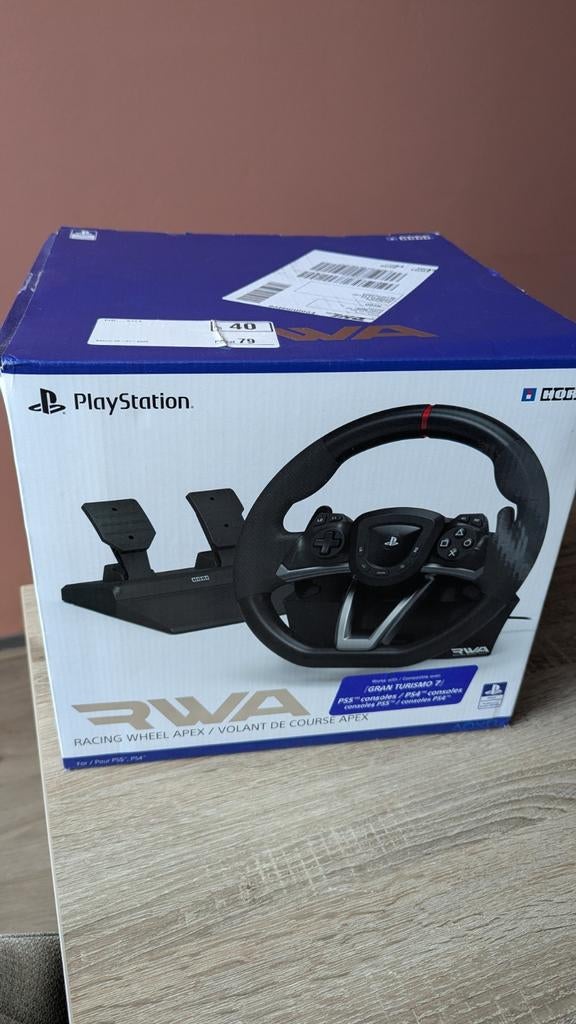 Hori RWA Racing Wheel Apex - Zo goed als nieuw, Spelcomputers en Games, Spelcomputers | Sony PlayStation Consoles | Accessoires