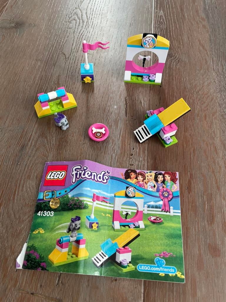 Lego Friends Puppy Speeltuin - 41303, Ophalen of Verzenden, Zo goed als nieuw, Complete set, Lego