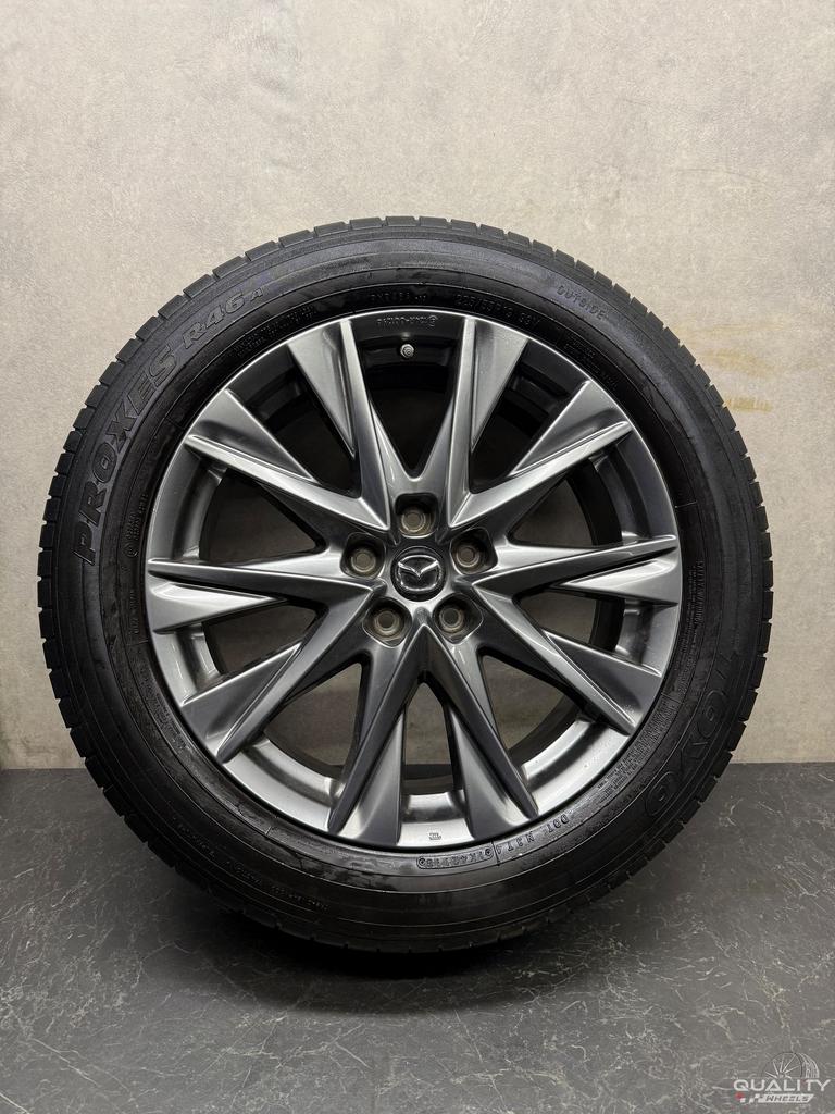 5x114,3 19 inch Mazda CX-5 Velgen + Banden 225/55/19 225/55R, Auto-onderdelen, Banden en Velgen, 19 inch, Gebruikt, -, -
