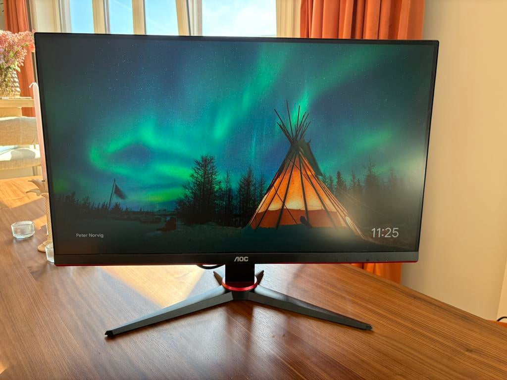AOC 27G2SAE 165HZ Gaming Monitor, Computers en Software, Monitoren, VA, Full HD, Minder dan 1 ms, Zo goed als nieuw