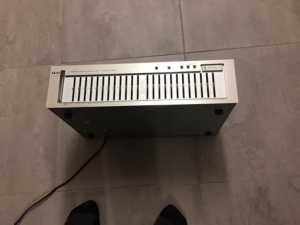 Equalizer Akai G90  stereotoren, Ophalen, Gebruikt