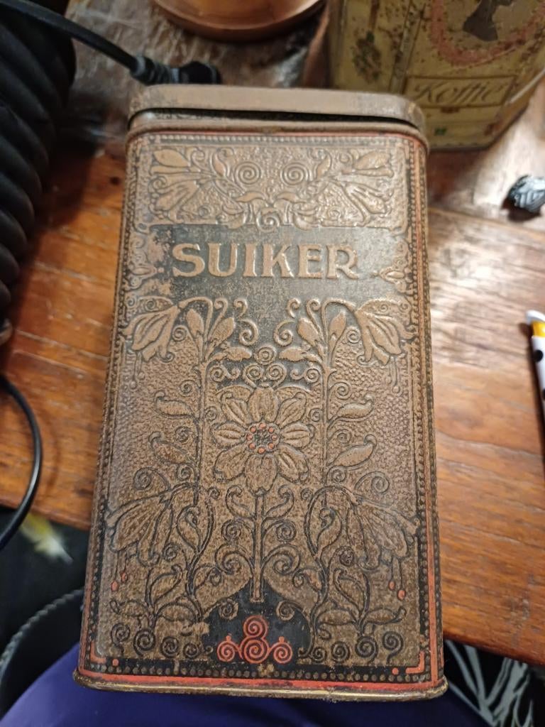 voorraadblik voor suiker van Wed. J. Bekkers & Zoon, Ophalen of Verzenden, Overige