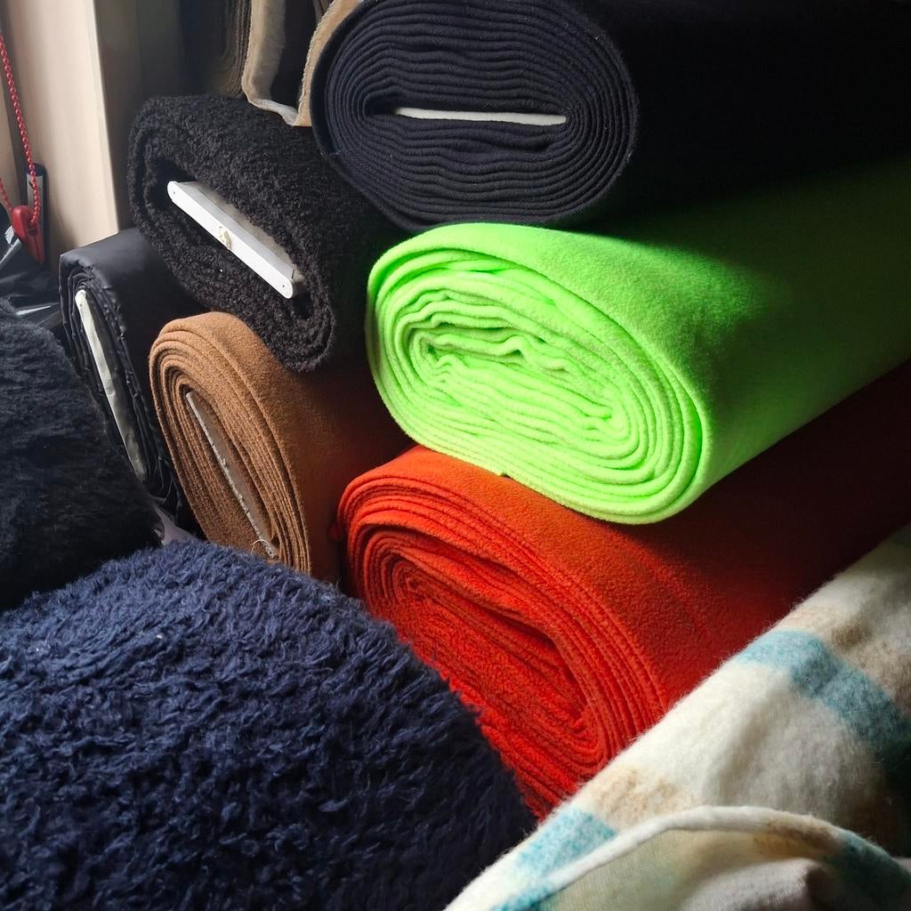 Bont, borg, fleece en gewatteerde stoffen diversen, Hobby en Vrije tijd, Stoffen en Lappen, Overige materialen, 120 cm of meer