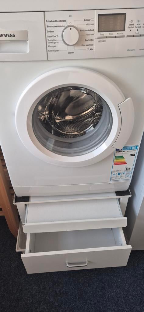 Wasmachine verhoger / wasmachineverhoger met lades + plateau, Witgoed en Apparatuur, Ophalen